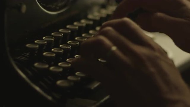 Type on Vintage Manual Typewriter