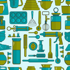 Kitchen seamless background