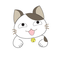 Cute cat character