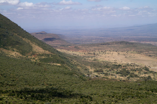 rift valley view from the hills of Nairobi