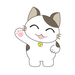 Cute cat character