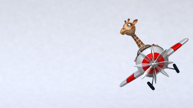 Fun giraffe