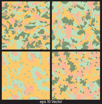Seamless Camouflage pattern vector