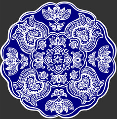 traditional Hungarian embroidery pattern 2