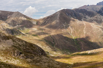 This is colorful view in Turkey mountains in summer