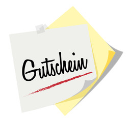 Post it | Notizzettel | Gutschein
