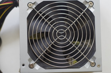 Computer power supply fan