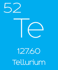 Informative Illustration of the Periodic Element - Tellerium