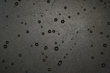 Fototapeta na wymiar Metal background with water drops