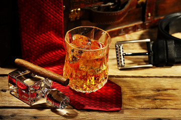 whiskey on the rocks