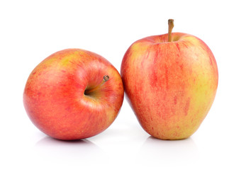 apples on white background