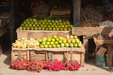 market place fruit stand