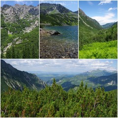Tatra Mountains, Poland - photo collage