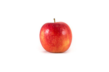 red apple with white background