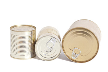 sealed metal cans