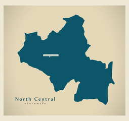 Modern Map - North Central LK