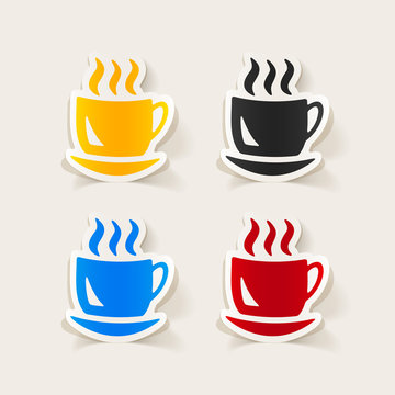realistic design element: coffee