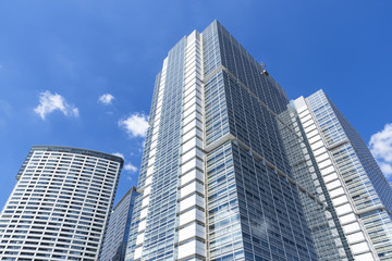 Obraz na płótnie Canvas 品川インターシティの高層ビル