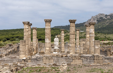 Restos del la antigua basílica romana de Baelo Claudia en Tarifa, Cádiz