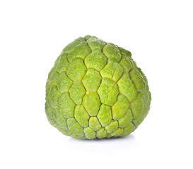 Custard apple fruit isolated on white background