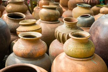 Fototapeta na wymiar Pottery, traditional gardening.