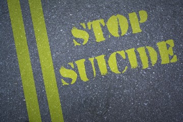 Composite image of stop suicide
