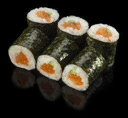 Sushi Roll with fresh Salmon