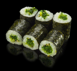 Vegetarian hosomaki sushi