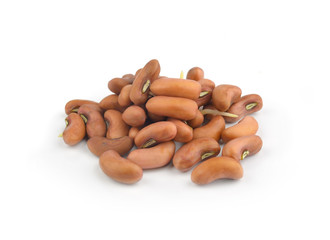 Peas isolated on white