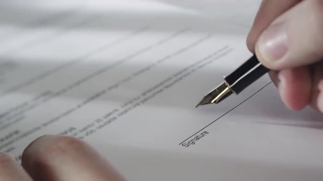 Signing Business Contract