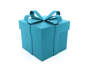 Christmas present with ribbon rendered © pupes1