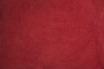 Velours cotelé rouge