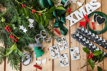 Adventskranz basteln