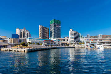 View Port of Kobe in Japan.
