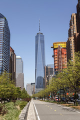 Fototapeta na wymiar New York - One World Tower