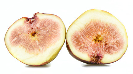 Fruits figs on white background