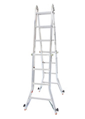 Aluminum metal step-ladder