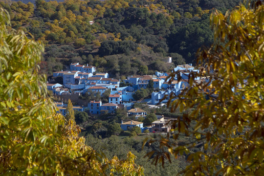 Pueblo pitufo en la provincia de M&aacute;laga.