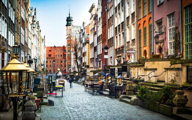Mariacka street in Gdansk