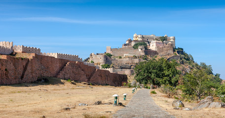 Kumbhalgarh fort, Rajasthan, India, Azia