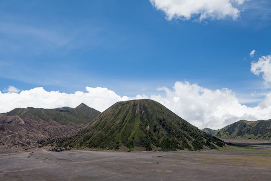 Batok and Bromo Volcano form East Java