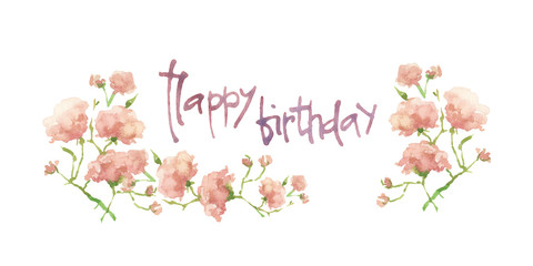 Calligraphy greeting card.