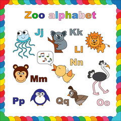 Letters. Learn to read.