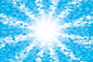 背景素材壁紙,モザイク模様,モザイク画,爆発,花火,放射状,フラッシュ,閃光,バーゲンセール,特価,