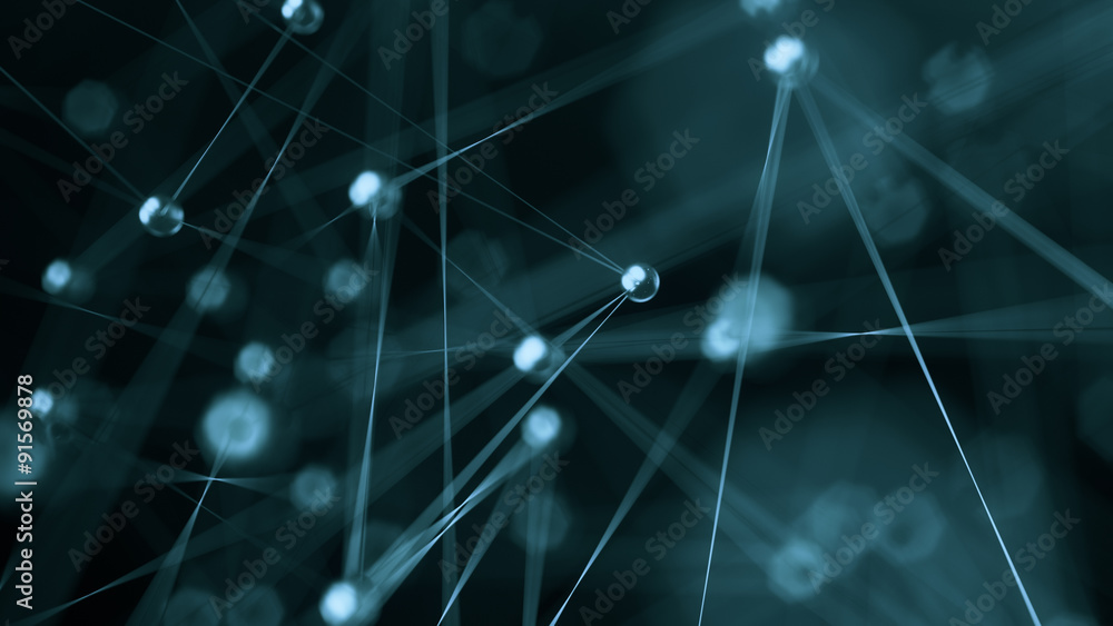 Poster abstract internet network communication concept background - cg render