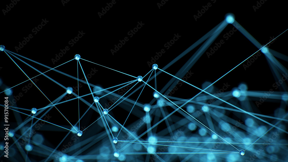 Poster abstract internet network communication concept background - cg render