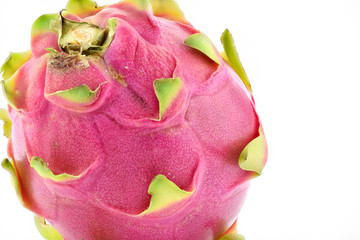 Dragon Fruit on white background