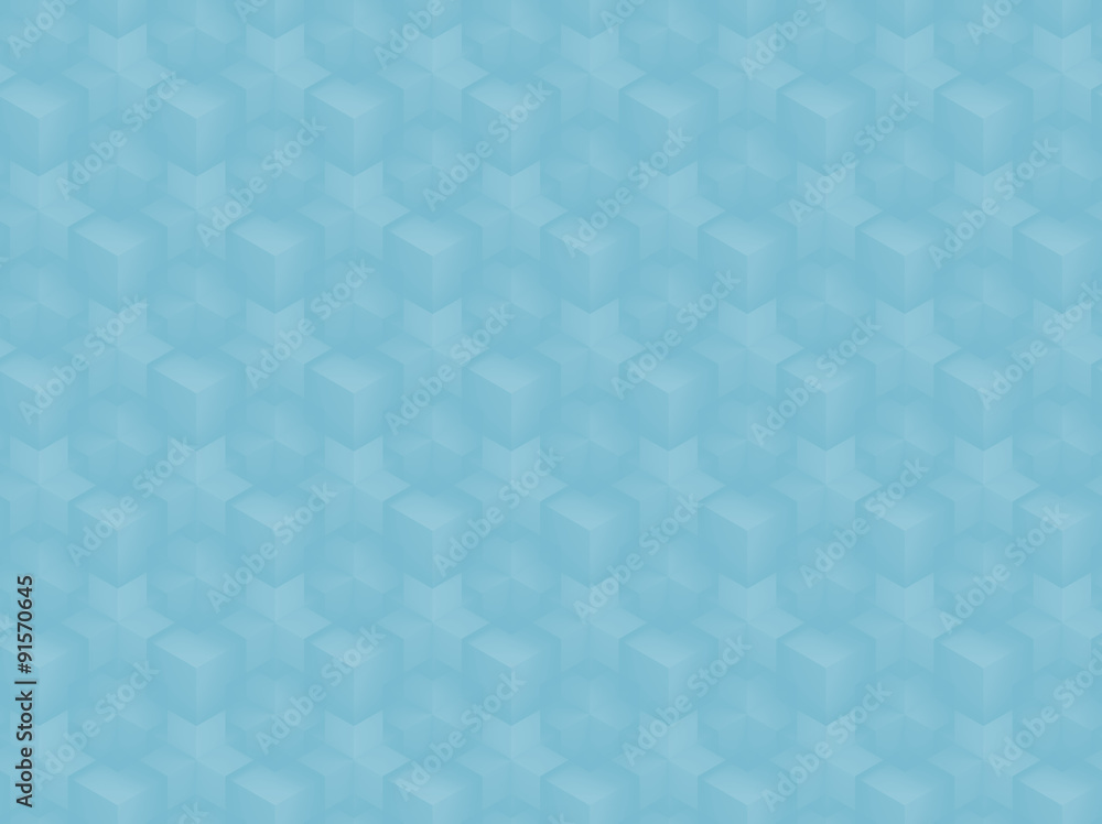 Poster abstract polygonal 3d seamless pattern - geometric box structure background