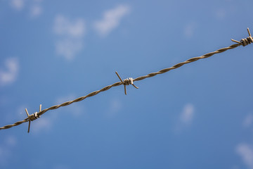 Stacheldraht Grenze
