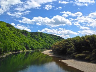 Nakagawa river in Japan